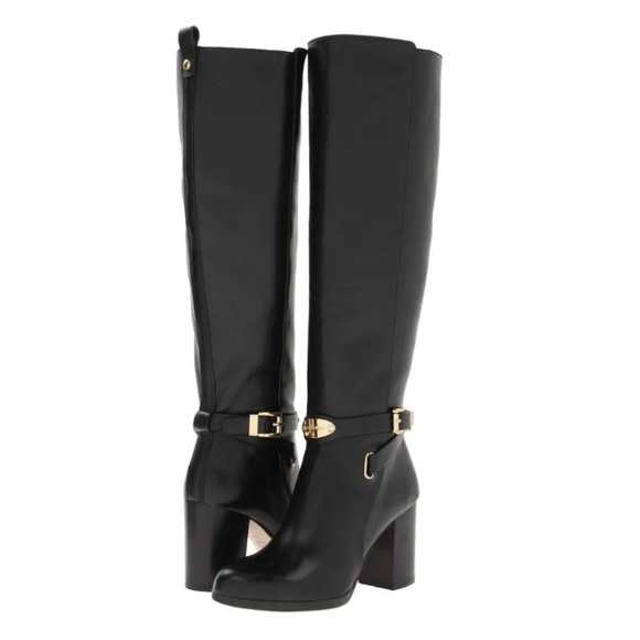 MICHAEL KORS $380 Women’s Chunky Block Heel Boots Size 5M in Excellent Condition - Picture 1 of 15